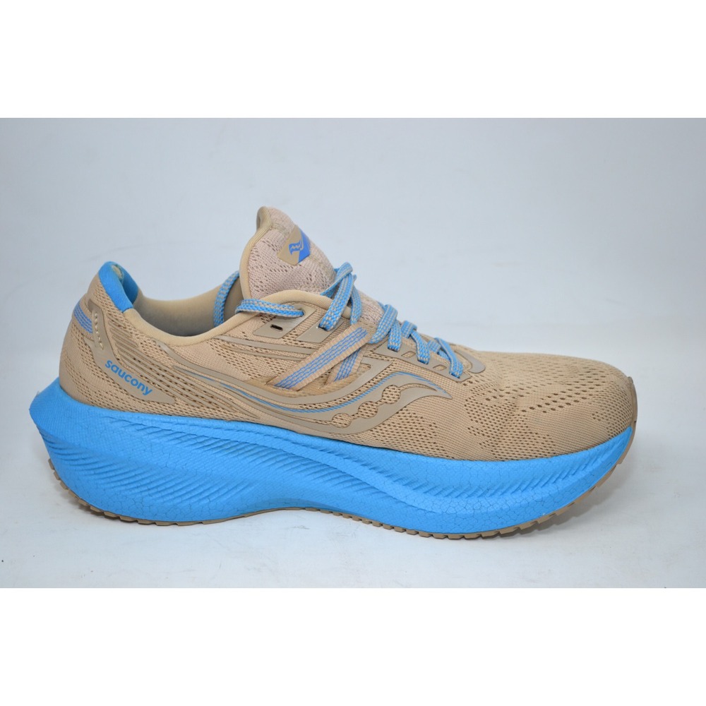 Saucony Triumph 20 Shoes Womens Size 8 Desert Aqua Road Running Support Trainer - Picture 8 of 12